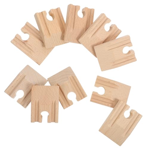Kisangel 10 Stück Teiliges Holz Schienen für Holzeisenbahn Geformte Erweiterungsschienen Robustes Zubehör für Modellzüge Kompatibel mit Gängigen Zugsets für Kreative Gleisgestaltung Kisangel 10 Stück Teiliges Holz Schienen für Holzeisenbahn Geformte Erweiterungsschienen Robustes Zubehör für Modellzüge Kompatibel mit Gängigen Zugsets für Kreative Gleisgestaltung von Kisangel