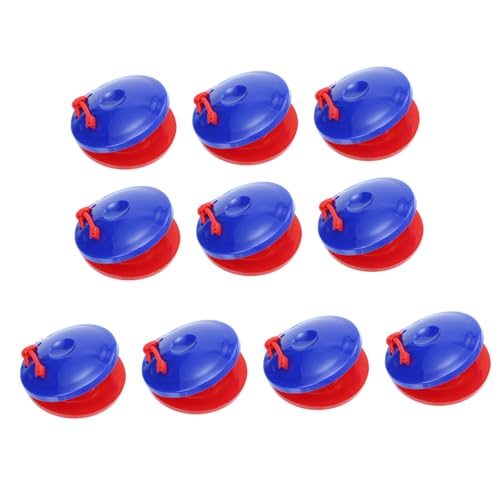 Kisangel 10 Stück Teiliges Kastagnetten Musikinstrument Percussion Lernspielzeug Leichtes Hand trommelspielzeug Fördert Rhythmusgefühl und Koordination für Musikalische Früherziehung Kisangel 10 Stück Teiliges Kastagnetten Musikinstrument Percussion Lernspielzeug Leichtes Hand trommelspielzeug Fördert Rhythmusgefühl und Koordination für Musikalische Früherziehung von Kisangel