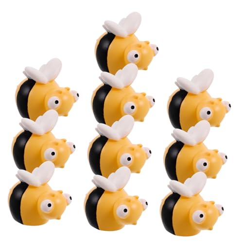 Kisangel 10stücke Kunstharz Miniatur Bienenfiguren Zum Basteln Kleine Bienenstatuen Für Feengärten Terrarien Moos-landschaftsdekoration Bienen-Ornamente Zum Selbermachen Kisangel 10stücke Kunstharz Miniatur Bienenfiguren Zum Basteln Kleine Bienenstatuen Für Feengärten Terrarien Moos-landschaftsdekoration Bienen-Ornamente Zum Selbermachen von Kisangel