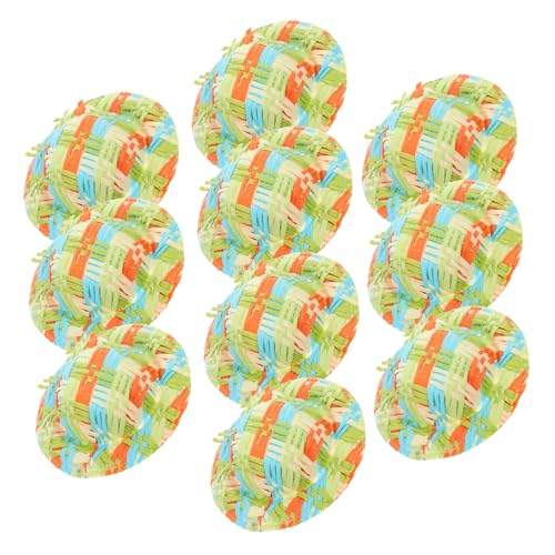 Kisangel 10 Stück Teiliges Miniatur Gewebte Kleine Strohhüte Realistische Leichte Mini Puppenhüte für DIY Basteln Puppenhaus Dekoration Haaraccessoires Vielseitig für Heim Schulprojekte Kisangel 10 Stück Teiliges Miniatur Gewebte Kleine Strohhüte Realistische Leichte Mini Puppenhüte für DIY Basteln Puppenhaus Dekoration Haaraccessoires Vielseitig für Heim Schulprojekte von Kisangel