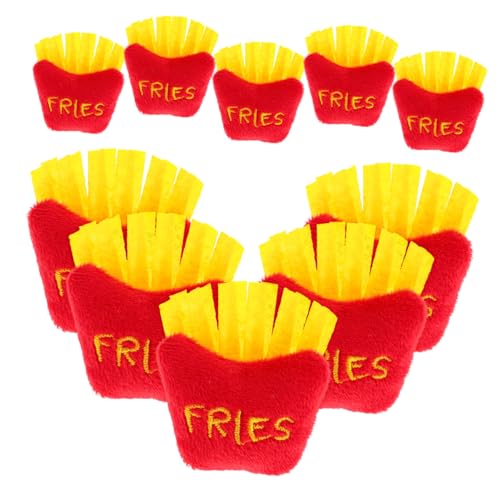 Kisangel 10 Stück Teiliges Plüsch Pommes Frites Weiches Lustiges Food Plush Pillow für DIY Zubehör für Schuhe Hüte Rucksäcke Niedliches Cartoon Design Interaktives Kisangel 10 Stück Teiliges Plüsch Pommes Frites Weiches Lustiges Food Plush Pillow für DIY Zubehör für Schuhe Hüte Rucksäcke Niedliches Cartoon Design Interaktives von Kisangel