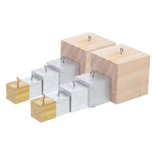 Kisangel 10 Stück Teiliges Set Dichtewürfel aus Kupfer Aluminium und Holz für Unterrichtszwecke und Stem Aktivitäten für Wissenschaftliche Experimente und Lehrmittel Kisangel 10 Stück Teiliges Set Dichtewürfel aus Kupfer Aluminium und Holz für Unterrichtszwecke und Stem Aktivitäten für Wissenschaftliche Experimente und Lehrmittel von Kisangel