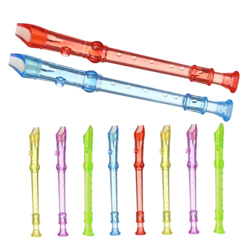 Kisangel 10 Stück Teiliges Transparente Candy Farben Mini musikinstrumente aus Kunststoff Anfänger flöten für Schule Orchester für Jungen und Mädchen Ab Anfängeralter Kisangel 10 Stück Teiliges Transparente Candy Farben Mini musikinstrumente aus Kunststoff Anfänger flöten für Schule Orchester für Jungen und Mädchen Ab Anfängeralter von Kisangel