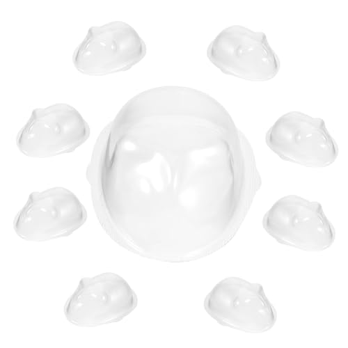 Kisangel 10 Stück Teiliges Transparentes PVC Gesichtsschutzset für Puppen DIY Bastelzubehör Kleine Schutzmasken für Puppenhandwerk und Dekoration Kisangel 10 Stück Teiliges Transparentes PVC Gesichtsschutzset für Puppen DIY Bastelzubehör Kleine Schutzmasken für Puppenhandwerk und Dekoration von Kisangel