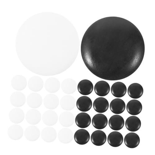 Kisangel 100 Stück Kleine Go Schachfiguren aus Robustem Harz Flache Bruchfeste Spielsteine in Schwarz weiß für Brettspiele Schule und Heimgebrauch Kisangel 100 Stück Kleine Go Schachfiguren aus Robustem Harz Flache Bruchfeste Spielsteine in Schwarz weiß für Brettspiele Schule und Heimgebrauch von Kisangel