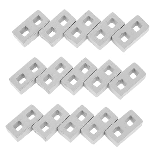 Kisangel 100 Stück Maßstab Realistische Bausteine für Puppenhaus Vielseitig für DIY Architekturmodelle Miniatur Garten Zubehör Kisangel 100 Stück Maßstab Realistische Bausteine für Puppenhaus Vielseitig für DIY Architekturmodelle Miniatur Garten Zubehör von Kisangel