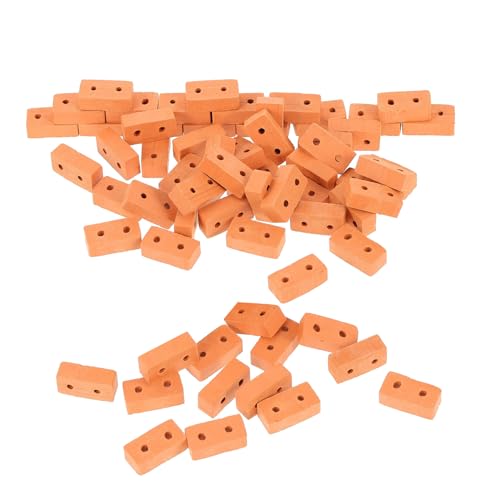 Kisangel 100 Stück Mini Baumaterialien Ziegelbauspielzeug Kleine Ziegel Konstruktionsziegel Bausteine Kleines Ziegelzubehör DIY Mini Gartenziegel Puppenhausziegel Orange Kisangel 100 Stück Mini Baumaterialien Ziegelbauspielzeug Kleine Ziegel Konstruktionsziegel Bausteine Kleines Ziegelzubehör DIY Mini Gartenziegel Puppenhausziegel Orange von Kisangel