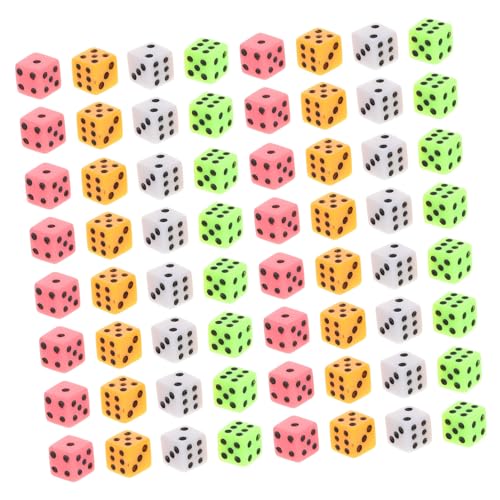 Kisangel 100 Stück Teiliges Set Bunte Mini würfel Kleine Sechsseitige Kunststoffwürfel mit Eckigen Kanten Vielseitig für Brettspiele Partyspiele und Lernaktivitäten Tragbar und Leicht für Kisangel 100 Stück Teiliges Set Bunte Mini würfel Kleine Sechsseitige Kunststoffwürfel mit Eckigen Kanten Vielseitig für Brettspiele Partyspiele und Lernaktivitäten Tragbar und Leicht für von Kisangel