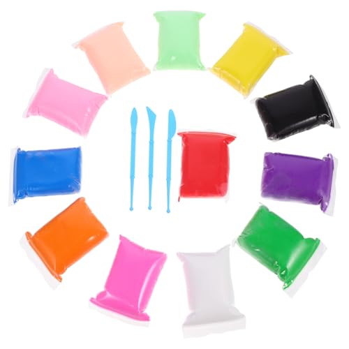 Kisangel 12 Packungen Teiliges DIY Modelliermasse für Ultraleichte Flexible Knetmasse in Bunten Farben Einfach und Mischbar für Bastelprojekte und Kreatives Kisangel 12 Packungen Teiliges DIY Modelliermasse für Ultraleichte Flexible Knetmasse in Bunten Farben Einfach und Mischbar für Bastelprojekte und Kreatives von Kisangel