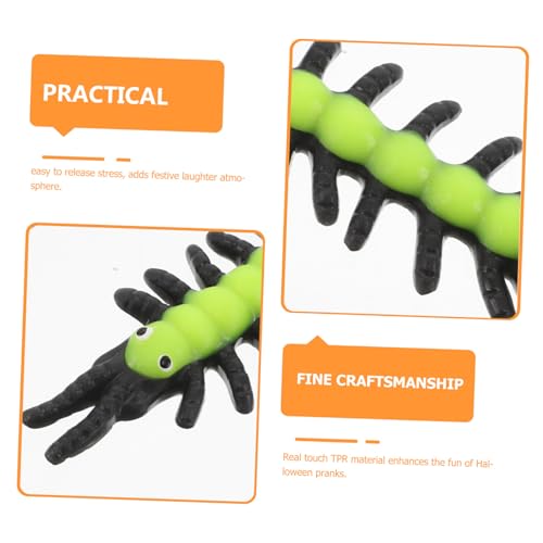 Kisangel 12 Stück Teiliges Centipede Realistische TPR Softgummi Vielfüßler Dehnbar Flexible Halloween Scherzartikel Fake Insect Toys für Partygeschenke Klassenzimmerpreise Spaß für Kisangel 12 Stück Teiliges Centipede Realistische TPR Softgummi Vielfüßler Dehnbar Flexible Halloween Scherzartikel Fake Insect Toys für Partygeschenke Klassenzimmerpreise Spaß für von Kisangel