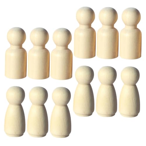 Kisangel 12 Stück Teiliges DIY Mini holzpuppen Glatte Oberfläche Bemalbare Holzfiguren für Sandtisch und Mikrolandschaft Leichte Bastelfiguren zur Kreativen Dekoration und Kinderförderung Kisangel 12 Stück Teiliges DIY Mini holzpuppen Glatte Oberfläche Bemalbare Holzfiguren für Sandtisch und Mikrolandschaft Leichte Bastelfiguren zur Kreativen Dekoration und Kinderförderung von Kisangel