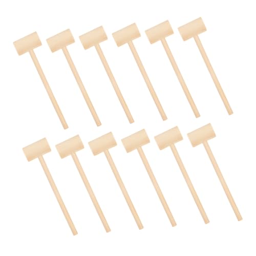 Kisangel 12 Stück Teiliges Holzspielzeug Mini Hammer aus Massivem Holz Sicherer Holzhammer für Junge Mädchen und Kleinkinder Fördert Hand Auge Koordination und Motorik als Kisangel 12 Stück Teiliges Holzspielzeug Mini Hammer aus Massivem Holz Sicherer Holzhammer für Junge Mädchen und Kleinkinder Fördert Hand Auge Koordination und Motorik als von Kisangel