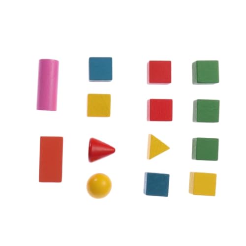 Kisangel 14 Stück Teiliges Holz Bausteine für Frühe Bildung Geometrische Kombinationsspielsteine Pädagogisches Lernspielzeug in Zufälligen Farben Fördert Kreativität Zufällige Farbe Kisangel 14 Stück Teiliges Holz Bausteine für Frühe Bildung Geometrische Kombinationsspielsteine Pädagogisches Lernspielzeug in Zufälligen Farben Fördert Kreativität Zufällige Farbe von Kisangel