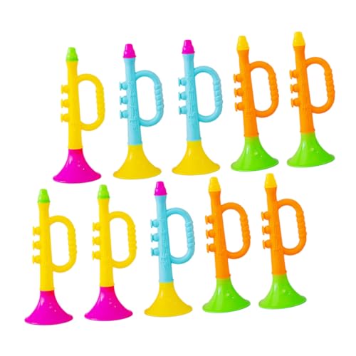 Kisangel 14 Stück Teiliges Horn Bunte Plastik Trompeten Wiederverwendbar Leicht und Tragbar als Football Horn und Noisemaker für Sportveranstaltungen und Party Aktionen Kisangel 14 Stück Teiliges Horn Bunte Plastik Trompeten Wiederverwendbar Leicht und Tragbar als Football Horn und Noisemaker für Sportveranstaltungen und Party Aktionen von Kisangel