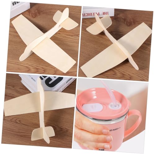 Kisangel 15 Stück Teiliges Holzflugzeug Modellbausatz DIY Bastelset zum Zusammenbauen und Bemalen Blanko Holz Segelflugzeug für Jungen als Geburtstagsgeschenk und Kreative Handwerksidee Kisangel 15 Stück Teiliges Holzflugzeug Modellbausatz DIY Bastelset zum Zusammenbauen und Bemalen Blanko Holz Segelflugzeug für Jungen als Geburtstagsgeschenk und Kreative Handwerksidee von Kisangel