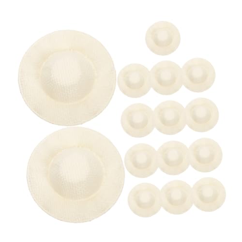 Kisangel 15 Stück Teiliges Mini Strohhüte für Puppen Kleine Handgefertigte Hüte aus Vielseitig für DIY Basteln Puppendekoration und Miniatur szenerien Naturfarben Kisangel 15 Stück Teiliges Mini Strohhüte für Puppen Kleine Handgefertigte Hüte aus Vielseitig für DIY Basteln Puppendekoration und Miniatur szenerien Naturfarben von Kisangel