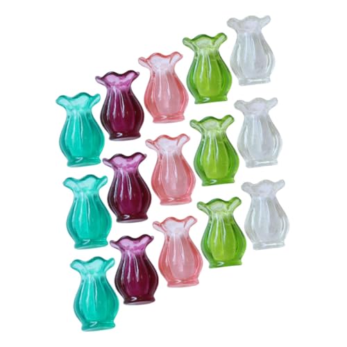 Kisangel 15 Stück Teiliges Miniatur Puppenhaus Blumenvase Winzige Blumentöpfe für Basteln Kleine Pflanzgefäße Vielseitig Nutzbare Mini-vasen für DIY Dekoration Kompakt und Elegant für Kisangel 15 Stück Teiliges Miniatur Puppenhaus Blumenvase Winzige Blumentöpfe für Basteln Kleine Pflanzgefäße Vielseitig Nutzbare Mini-vasen für DIY Dekoration Kompakt und Elegant für von Kisangel