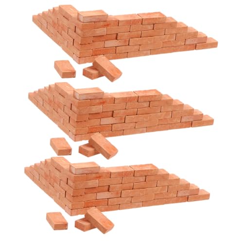 Kisangel 150 Stück Maßstab Realistische Dekorative Modellziegel für DIY Sandtisch und Puppenhaus Landschaftsbau Sichere Glatte Oberfläche für Basteln und Miniaturhäuser Kisangel 150 Stück Maßstab Realistische Dekorative Modellziegel für DIY Sandtisch und Puppenhaus Landschaftsbau Sichere Glatte Oberfläche für Basteln und Miniaturhäuser von Kisangel