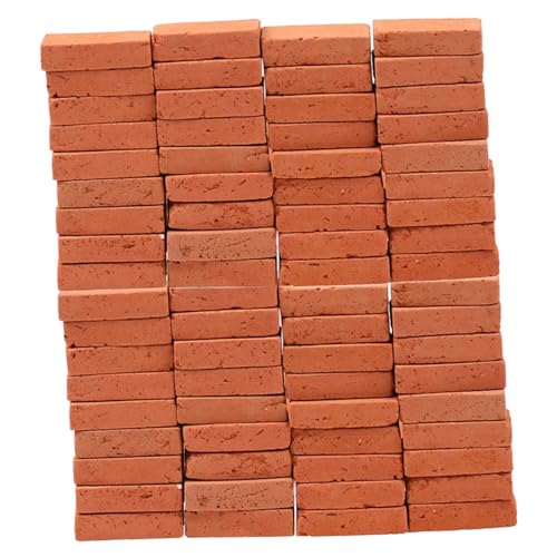 Kisangel 150 Stück Teiliges Miniatur Ziegelsteine DIY Fake Bricks für Sandkasten Modellbau Landschaftsbau Sichere Kleine Bausteine für Kreative Architektur und Miniatur Szenen Kisangel 150 Stück Teiliges Miniatur Ziegelsteine DIY Fake Bricks für Sandkasten Modellbau Landschaftsbau Sichere Kleine Bausteine für Kreative Architektur und Miniatur Szenen von Kisangel