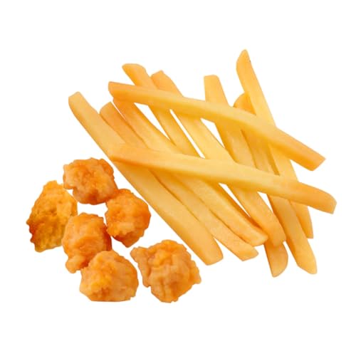 Kisangel 16 Stück Realistisches Pommes Frites und Hähnchen Bissen Modellset Lebensechte Fake Food für Küche Dekoration Fotografie Requisiten und Kreatives Rollenspiel Kisangel 16 Stück Realistisches Pommes Frites und Hähnchen Bissen Modellset Lebensechte Fake Food für Küche Dekoration Fotografie Requisiten und Kreatives Rollenspiel von Kisangel