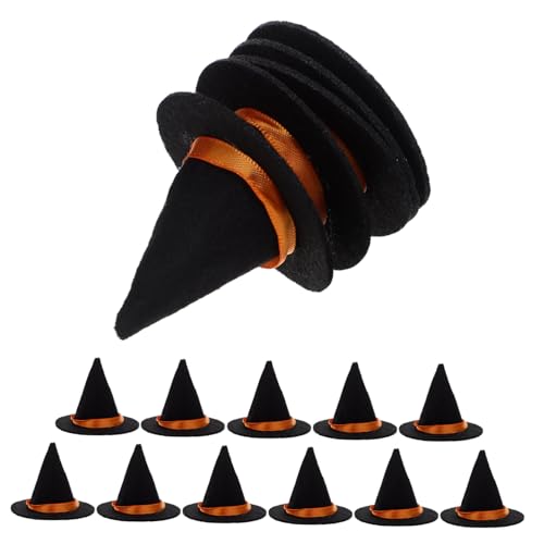 Kisangel 16 Stück Teiliges Mini Filz Hexenhüte für Halloween Schwarze Flaschenverschlüsse Vielseitige Dekoration für Weinflaschen Puppen DIY Bastelbedarf Staubdicht und Platzsparend Kisangel 16 Stück Teiliges Mini Filz Hexenhüte für Halloween Schwarze Flaschenverschlüsse Vielseitige Dekoration für Weinflaschen Puppen DIY Bastelbedarf Staubdicht und Platzsparend von Kisangel