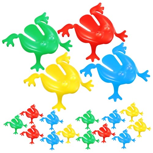 Kisangel 16 Stück Teiliges Springendes Froschspielzeug Bunte Kleine Kunststofffrösche Robustes Hüpfspielzeug für Motorikfördernd als Partygeschenk und Mitgebsel für Kindergeburtstage Kisangel 16 Stück Teiliges Springendes Froschspielzeug Bunte Kleine Kunststofffrösche Robustes Hüpfspielzeug für Motorikfördernd als Partygeschenk und Mitgebsel für Kindergeburtstage von Kisangel