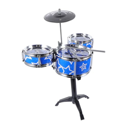 Kisangel 1Satz Jazz Drum Set Für Kleine Musiker TLG Percussion Musikinstrument Für Langlebig Und Sicher Für Jungen Und Jahren von Kisangel