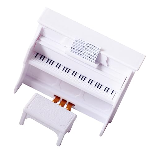 Kisangel 1satz Mini Klavier Mit Hocker Und Noten Puppenhaus Dekoration Spielzeug Modell Leicht Und Tragbar Handarbeit Für Spielzeughäuser Und Raumboxen Kisangel 1satz Mini Klavier Mit Hocker Und Noten Puppenhaus Dekoration Spielzeug Modell Leicht Und Tragbar Handarbeit Für Spielzeughäuser Und Raumboxen von Kisangel