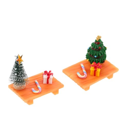Kisangel 2 Sätze DIY Weihnachtsdekoration Miniatur Geschenkbox Candy Cane Weihnachtsbaum Figur Bank Stuhl Puppenhaus Zubehör für Mikroszenen Festliche Bastelsets Kisangel 2 Sätze DIY Weihnachtsdekoration Miniatur Geschenkbox Candy Cane Weihnachtsbaum Figur Bank Stuhl Puppenhaus Zubehör für Mikroszenen Festliche Bastelsets von Kisangel