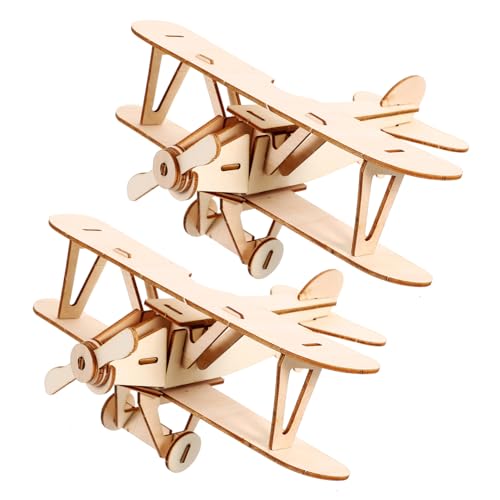 Kisangel 2 Sätze Holzpuzzle Flugzeug Modell Bausatz DIY Luftfahrzeug Puzzle Realistische Holzdeko für Wohnzimmer und Kinderzimmer Leicht und Kompakt Kisangel 2 Sätze Holzpuzzle Flugzeug Modell Bausatz DIY Luftfahrzeug Puzzle Realistische Holzdeko für Wohnzimmer und Kinderzimmer Leicht und Kompakt von Kisangel