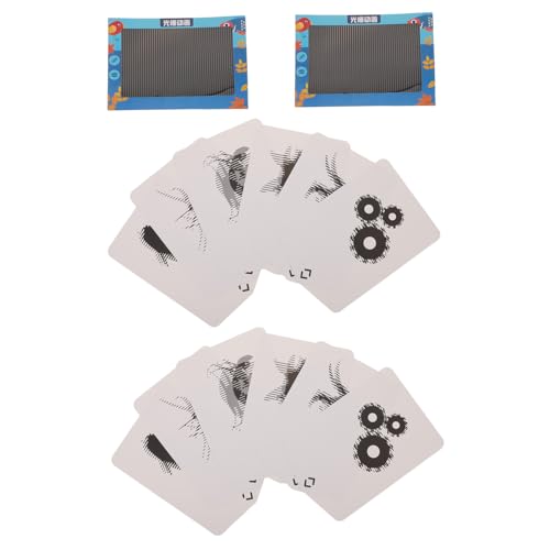 Kisangel 2 Sätze Lenticular Animation Stripe Toy Wissenschaftslaborbedarf Frühpädagogik Experimentierset DIY Bastelset für Visuelle Illusion und Stem Lernen Kisangel 2 Sätze Lenticular Animation Stripe Toy Wissenschaftslaborbedarf Frühpädagogik Experimentierset DIY Bastelset für Visuelle Illusion und Stem Lernen von Kisangel