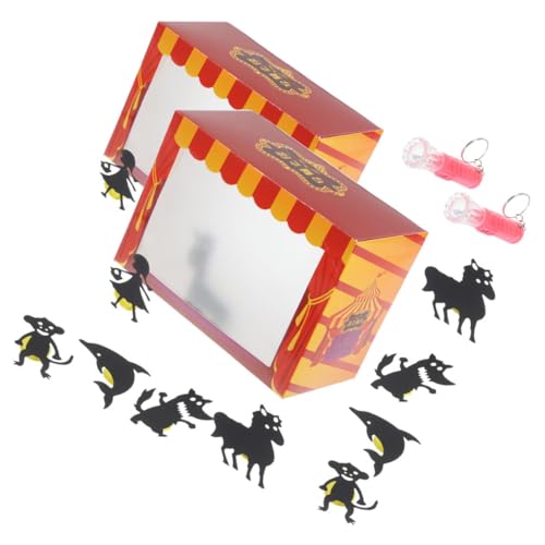 Kisangel 2 Satz DIY Schattentheater Set für Teiliges Kreatives Bastelset mit Schattenpuppen und Interaktivem Puppenspiel für Geschichten Erzählen und Wissenschaftliches Lernen Kisangel 2 Satz DIY Schattentheater Set für Teiliges Kreatives Bastelset mit Schattenpuppen und Interaktivem Puppenspiel für Geschichten Erzählen und Wissenschaftliches Lernen von Kisangel
