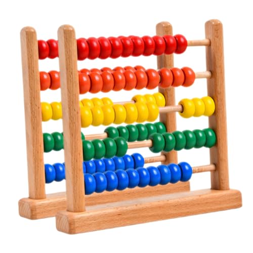 Kisangel 2 Stück Beech Wood Abacus für Sicherer Robuster Rechenrahmen zum Lernen von Zählen und Mentaler Arithmetik Pädagogisches Holzspielzeug für Vorschule und Grundschule Kisangel 2 Stück Beech Wood Abacus für Sicherer Robuster Rechenrahmen zum Lernen von Zählen und Mentaler Arithmetik Pädagogisches Holzspielzeug für Vorschule und Grundschule von Kisangel