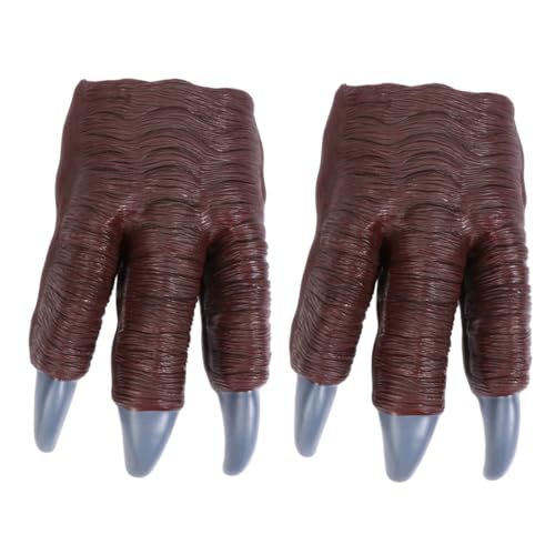 Kisangel 2 Stück Dinosaurier Pfotenhandschuhe Realistische Dino Krallen zum Cosplay für Jungen und Mädchen Fantasievolle Verkleidung für Geburtstag und Halloween Kisangel 2 Stück Dinosaurier Pfotenhandschuhe Realistische Dino Krallen zum Cosplay für Jungen und Mädchen Fantasievolle Verkleidung für Geburtstag und Halloween von Kisangel