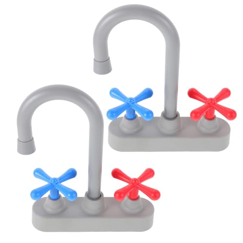 Kisangel 2 Stück Ersatz-Spielzeug für Den Wasserhahn Der Küchenspüle für Kinder: Realistischer Spiel-spülbeckenhahn zum Kochen – Lustiges Küchenzubehör für Kleinkinder Kisangel 2 Stück Ersatz-Spielzeug für Den Wasserhahn Der Küchenspüle für Kinder: Realistischer Spiel-spülbeckenhahn zum Kochen – Lustiges Küchenzubehör für Kleinkinder von Kisangel