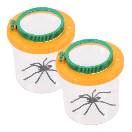 Kisangel 2 Stück Insekten Beobachtungsbox mit Doppelter Lupe Leichtes Robustes Outdoor Lernspielzeug für Naturerkundung und Insektenbeobachtung Kisangel 2 Stück Insekten Beobachtungsbox mit Doppelter Lupe Leichtes Robustes Outdoor Lernspielzeug für Naturerkundung und Insektenbeobachtung von Kisangel