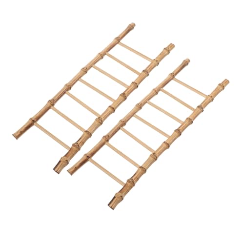 Kisangel 2stücke Miniaturleiter Aus Bambus Für Puppenhausmöbel Winzige Dekorative Leiter Für DIY-landschaftsdekor Miniatur-hausleitern Zum Basteln Kompakt Und Langlebig Kisangel 2stücke Miniaturleiter Aus Bambus Für Puppenhausmöbel Winzige Dekorative Leiter Für DIY-landschaftsdekor Miniatur-hausleitern Zum Basteln Kompakt Und Langlebig von Kisangel
