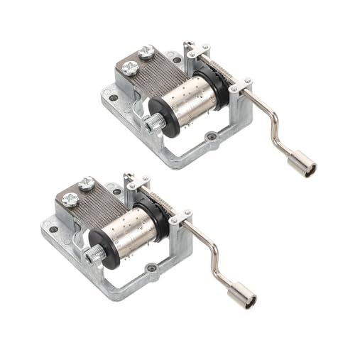 Kisangel 2 Stück Musikbox Mechanismus Handkurbel DIY Spieluhr Zubehör für kinderfreundliche einfache Bedienung Passend für Holz Papier Glas Kunststoff Metall Spieldose Kisangel 2 Stück Musikbox Mechanismus Handkurbel DIY Spieluhr Zubehör für kinderfreundliche einfache Bedienung Passend für Holz Papier Glas Kunststoff Metall Spieldose von Kisangel