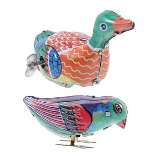 Kisangel 2 Stück Nostalgische Blechspielzeug Aufziehente Elster Wind Up Toys Langlebig Kompakt Dekoration mit Einfachem für Kinderpartys Kisangel 2 Stück Nostalgische Blechspielzeug Aufziehente Elster Wind Up Toys Langlebig Kompakt Dekoration mit Einfachem für Kinderpartys von Kisangel