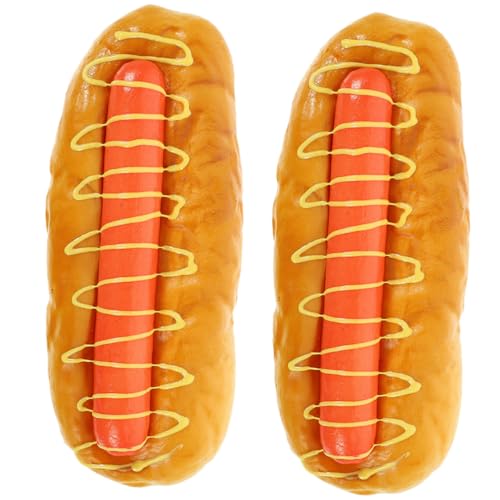 Kisangel 2 Stück Teiliges Burger Modell Realistische Lebensmittel Attrappe als Fotorequisite und Dekoration für Küche Restaurant Geschenk Kisangel 2 Stück Teiliges Burger Modell Realistische Lebensmittel Attrappe als Fotorequisite und Dekoration für Küche Restaurant Geschenk von Kisangel