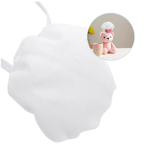 Kisangel 2stücke Puppenkochmütze Weiße Mini-hauben Dekorative Mütze Für Große Stofftiere Im Küchenrollenspiel Inklusive Gummiband Und Bandoptionen Kisangel 2stücke Puppenkochmütze Weiße Mini-hauben Dekorative Mütze Für Große Stofftiere Im Küchenrollenspiel Inklusive Gummiband Und Bandoptionen von Kisangel