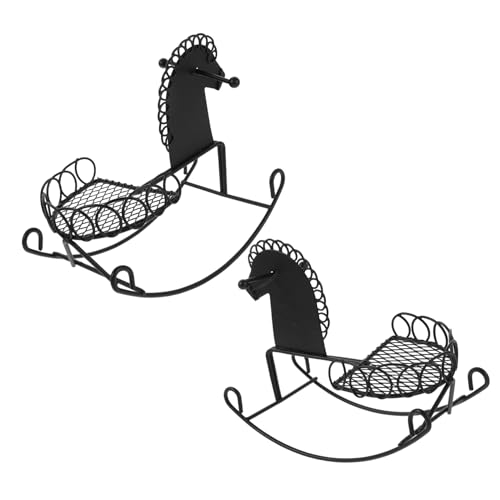 Kisangel 2stücke Spielzeugpferdfiguren Aus Metall Miniatur-pferdemodellspielzeug Kleines Schaukelpferd Als Puppenhausmöbelmodell Und Fotorequisit Ministuhlschmuck Für Spielen Und Kisangel 2stücke Spielzeugpferdfiguren Aus Metall Miniatur-pferdemodellspielzeug Kleines Schaukelpferd Als Puppenhausmöbelmodell Und Fotorequisit Ministuhlschmuck Für Spielen Und von Kisangel