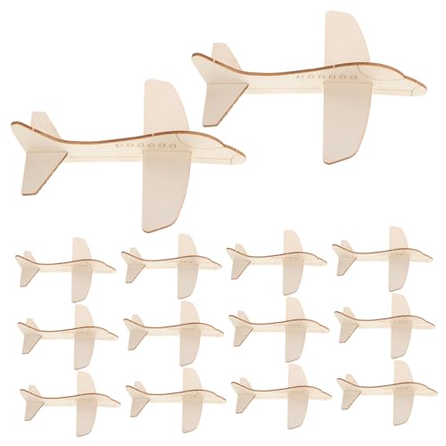 Kisangel 20 Stück DIY-Flugzeuge Aus Holz Zum Basteln: Bemalen Von Mini-holzflugzeugen Für Zuhause Und Unterwegs – Holzflugzeugmodelle Für Spielende Kinder Kisangel 20 Stück DIY-Flugzeuge Aus Holz Zum Basteln: Bemalen Von Mini-holzflugzeugen Für Zuhause Und Unterwegs – Holzflugzeugmodelle Für Spielende Kinder von Kisangel