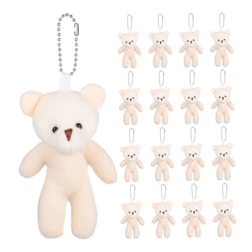 Kisangel 20 Stück Kleiner Bärenanhänger Schlüsselanhänger aus weichem PP Baumwollstoff Leichte Dekoration für Schlüssel Taschen Rucksäcke Stylisches Accessoire in Einzigartiger Farbe Kisangel 20 Stück Kleiner Bärenanhänger Schlüsselanhänger aus weichem PP Baumwollstoff Leichte Dekoration für Schlüssel Taschen Rucksäcke Stylisches Accessoire in Einzigartiger Farbe von Kisangel