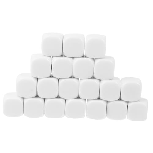 Kisangel 20 Stück Teiliges Acryl Blanko Würfel Glatte Oberfläche Abgerundete Ecken DIY Würfel für Mathe Lernen Zählen Basteln Lehrmaterial Kisangel 20 Stück Teiliges Acryl Blanko Würfel Glatte Oberfläche Abgerundete Ecken DIY Würfel für Mathe Lernen Zählen Basteln Lehrmaterial von Kisangel