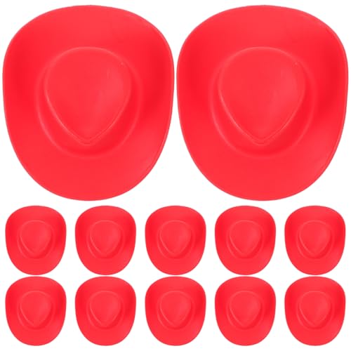 Kisangel 20 Stück Teiliges Mini cowgirl hut Kunststoff Kleine Western cowboy hüte für Puppenhaus dekoration Modische Mini hüte für DIY Party accessoires Vielseitig Einsetzbar Kisangel 20 Stück Teiliges Mini cowgirl hut Kunststoff Kleine Western cowboy hüte für Puppenhaus dekoration Modische Mini hüte für DIY Party accessoires Vielseitig Einsetzbar von Kisangel