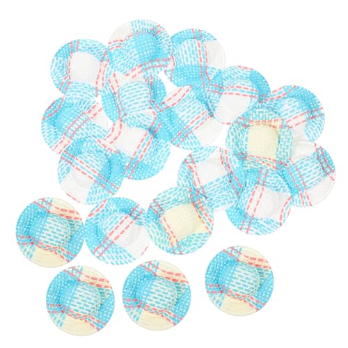Kisangel 20 Stück Teiliges Miniatur Strohhut Realistische Handgewebte Puppenhut Deko Langlebige DIY Bastelaccessoires als Foto Requisite und Mini Puppen Schmuck Kisangel 20 Stück Teiliges Miniatur Strohhut Realistische Handgewebte Puppenhut Deko Langlebige DIY Bastelaccessoires als Foto Requisite und Mini Puppen Schmuck von Kisangel