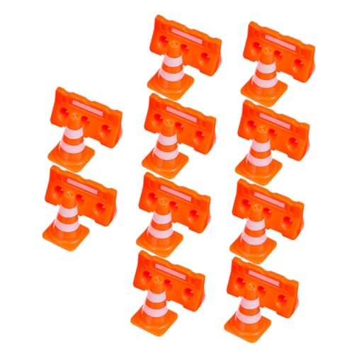 Kisangel 20 Stück Teiliges Miniatur Verkehrszeichen Spielset aus Kindersicherem Kunststoff Inklusive Oranger Leitkegel und Wasserbarrieren Fördert Spielerisch Hand Auge koordination und Kisangel 20 Stück Teiliges Miniatur Verkehrszeichen Spielset aus Kindersicherem Kunststoff Inklusive Oranger Leitkegel und Wasserbarrieren Fördert Spielerisch Hand Auge koordination und von Kisangel