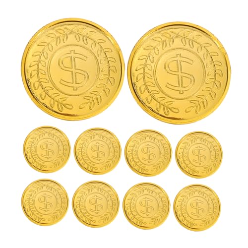 Kisangel 200 Stück Piraten- Kunststoff Spielmünzen für Schatzsuche Rollenspiel Kindergeburtstag Halloween Party Deko und Brettspiele mit Abenteuerthema und Interaktiven Spielrequisiten Kisangel 200 Stück Piraten- Kunststoff Spielmünzen für Schatzsuche Rollenspiel Kindergeburtstag Halloween Party Deko und Brettspiele mit Abenteuerthema und Interaktiven Spielrequisiten von Kisangel