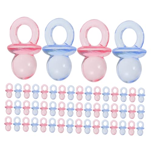 Kisangel 200 Stück Teiliges Mini Nuckel Dekorationsset Transparente Blau rosa Shower Tischstreu Leicht Farbenfrohes Konfetti Vielseitig für Jungen und Mädchen Babyparty Kisangel 200 Stück Teiliges Mini Nuckel Dekorationsset Transparente Blau rosa Shower Tischstreu Leicht Farbenfrohes Konfetti Vielseitig für Jungen und Mädchen Babyparty von Kisangel